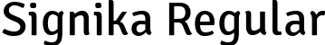 Signika Regular font - Signika-Regular.ttf