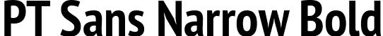 PT Sans Narrow Bold font - PTN77F.ttf