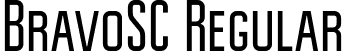 BravoSC Regular font - BravoSC.otf