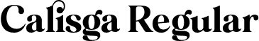 Calisga Regular font - calisga.otf