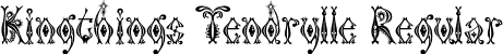 Kingthings Tendrylle Regular font - Kingthings Tendrylle.ttf