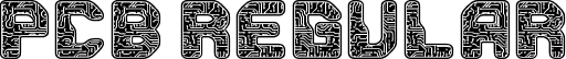 PCB Regular font - PCB.ttf