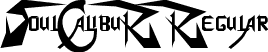 SoulCalibuR Regular font - Soul_Calibur.ttf