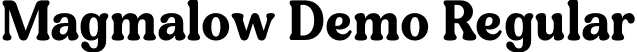 Magmalow Demo Regular font - magmalow-demo-regular.otf