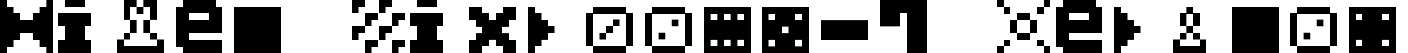 Pixel Dingbats-7 Regular font - pixel_dingbats-7.ttf