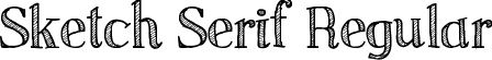 Sketch Serif Regular font - Sketch Serif.ttf