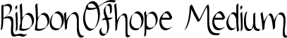 RibbonOfhope Medium font - RibbonOfhope.ttf