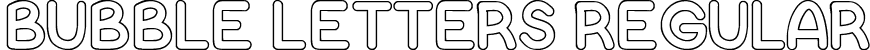 Bubble Letters Regular font - Bubble Letters.ttf