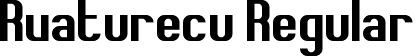 Rvaturecu Regular font - rvaturecu.ttf