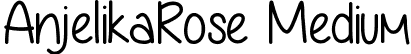 AnjelikaRose Medium font - Anjelika Rose.ttf