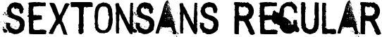 SextonSans Regular font - sextonsans.ttf