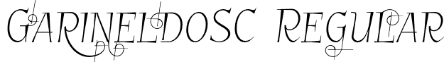 GarineldoSC Regular font - GarineldoSC.otf