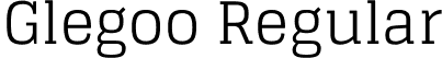 Glegoo Regular font - Glegoo.ttf