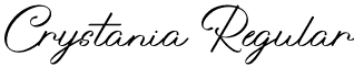 Crystania Regular font - Crystania-PERSONAL USE ONLY.otf