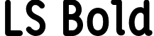 LS Bold font - LSBold.otf