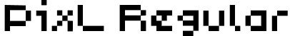 PixL Regular font - PIX-L___.otf