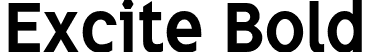 Excite Bold font - EXCIB___.otf