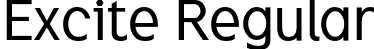 Excite Regular font - EXCITE__.otf