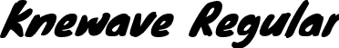 Knewave Regular font - knewave.ttf