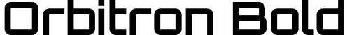 Orbitron Bold font - Orbitron Bold.otf