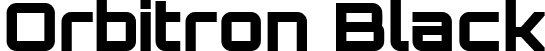 Orbitron Black font - orbitron-black-webfont.ttf