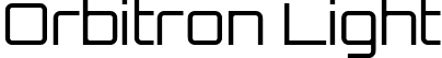 Orbitron Light font - orbitron-light-webfont.ttf