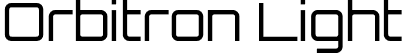 Orbitron Light font - Orbitron Light.otf