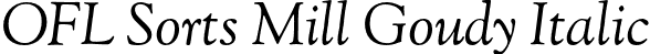 OFL Sorts Mill Goudy Italic font - OFLGoudyStM-Italic.otf