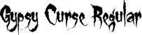 Gypsy Curse Regular font - Gypsy Curse.ttf