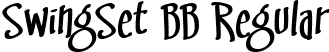 SwingSet BB Regular font - SWINSBRG.TTF