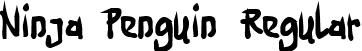 Ninja Penguin Regular font - NinjaPenguin.ttf