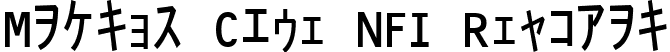 Matrix Code NFI Regular font - matrix code nfi.ttf