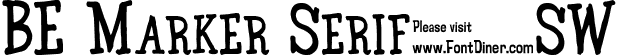 BE Marker Serif_SW font - bemass__.ttf