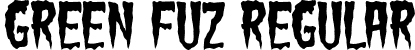 Green Fuz Regular font - green fuz.otf