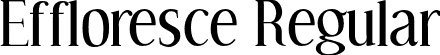 Effloresce Regular font - effloresce.otf