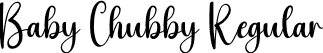 Baby Chubby Regular font - Baby-Chubby.otf