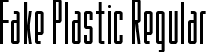 Fake Plastic Regular font - FAKEPLASTIC.ttf