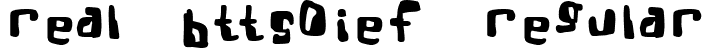 Real Bttsoief Regular font - bttsoief.ttf