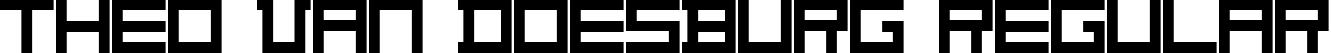 Theo Van Doesburg Regular font - THEOVD__.TTF