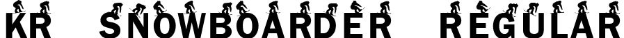 KR Snowboarder Regular font - KR Snowboarder.ttf