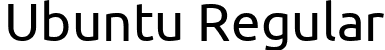 Ubuntu Regular font - Ubuntu-R.ttf
