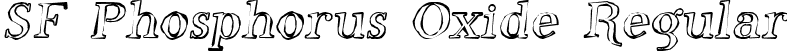 SF Phosphorus Oxide Regular font - SFPhosphorusOxide.ttf