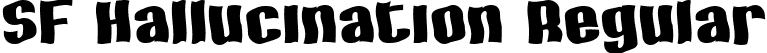 SF Hallucination Regular font - SFHallucination.ttf