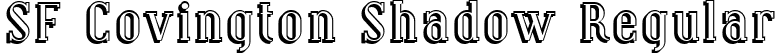 SF Covington Shadow Regular font - SFCovingtonShadow.ttf