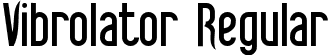 Vibrolator Regular font - Vibrolator .ttf