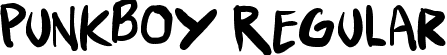 Punkboy Regular font - punkboy_tbs.ttf