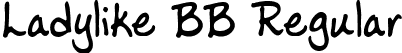 Ladylike BB Regular font - LadylikeBB.ttf