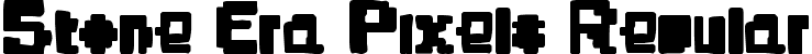 Stone Era Pixels Regular font - stone_era_pixels.ttf