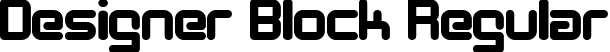 Designer Block Regular font - DESIB___.TTF