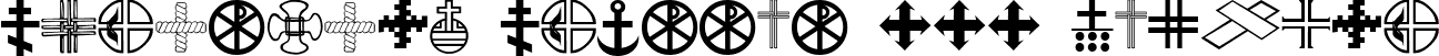 Christian Crosses III Regular font - Chriciii.ttf